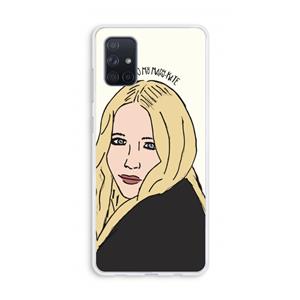 CaseCompany Mary Kate: Galaxy A71 Transparant Hoesje