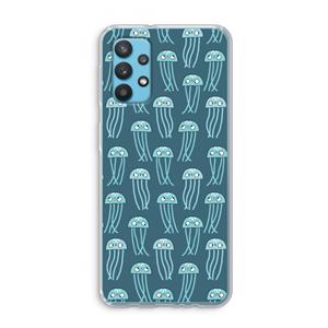 CaseCompany Kwallie: Samsung Galaxy A32 4G Transparant Hoesje