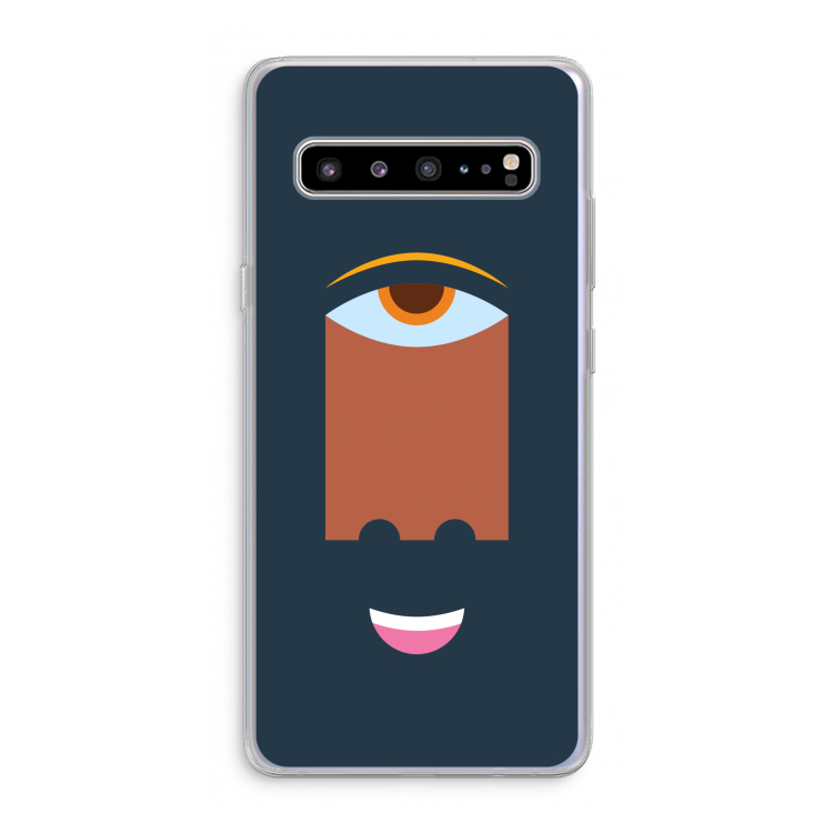 CaseCompany Mono M: Samsung Galaxy S10 5G Transparant Hoesje