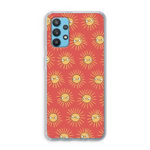 CaseCompany Zon: Samsung Galaxy A32 4G Transparant Hoesje