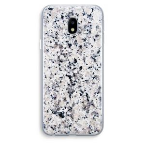 CaseCompany Gespikkelde marmer: Samsung Galaxy J3 (2017) Transparant Hoesje