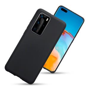 Softcase hoes - Huawei P40 Pro - Zwart