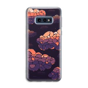 CaseCompany Patroon Wolken: Samsung Galaxy S10e Transparant Hoesje