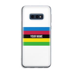 CaseCompany WK Wielrennen: Samsung Galaxy S10e Transparant Hoesje