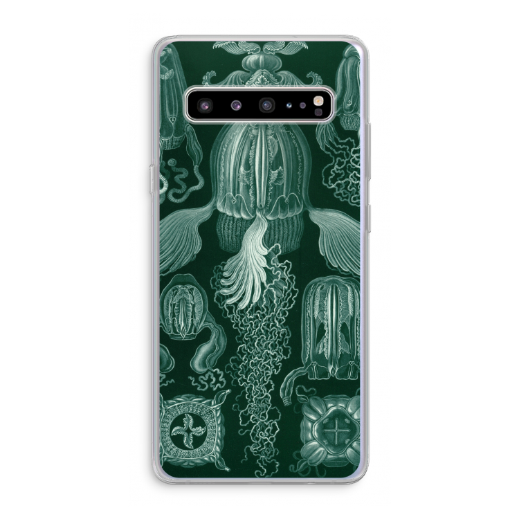 CaseCompany Haeckel Cubomedusae: Samsung Galaxy S10 5G Transparant Hoesje