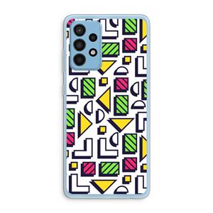 CaseCompany 8-bit N°4: Samsung Galaxy A52 Transparant Hoesje