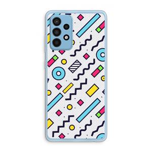 CaseCompany 8-bit N°8: Samsung Galaxy A52 Transparant Hoesje