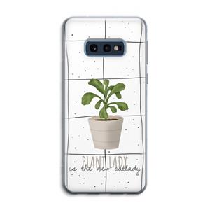 CaseCompany Kamerplant op vensterruit: Samsung Galaxy S10e Transparant Hoesje