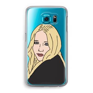 CaseCompany Mary Kate: Samsung Galaxy S6 Transparant Hoesje