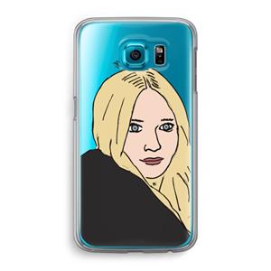 CaseCompany Ashley: Samsung Galaxy S6 Transparant Hoesje