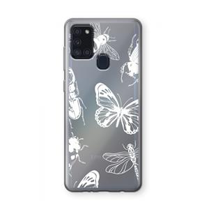 CaseCompany Tiny Bugs: Samsung Galaxy A21s Transparant Hoesje