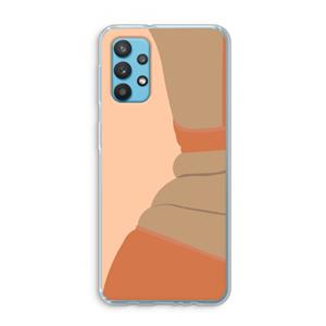 CaseCompany Bikini: Samsung Galaxy A32 4G Transparant Hoesje