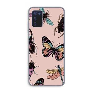 CaseCompany Tiny Bugs: Samsung Galaxy A03s Transparant Hoesje