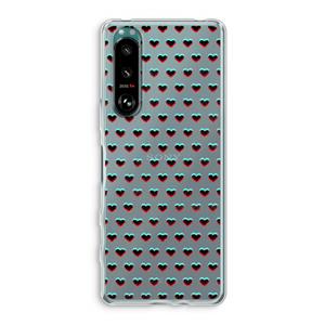 CaseCompany Hartjes: Sony Xperia 5 III Transparant Hoesje
