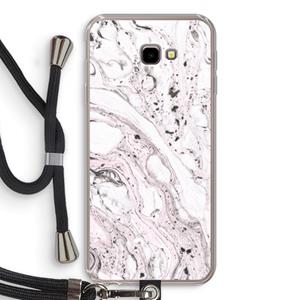 CaseCompany Mengelmoes: Samsung Galaxy J4 Plus Transparant Hoesje met koord