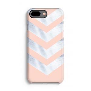 CaseCompany Marmeren pijlen: iPhone 8 Plus Tough Case