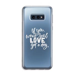 CaseCompany Partner in crime: Samsung Galaxy S10e Transparant Hoesje