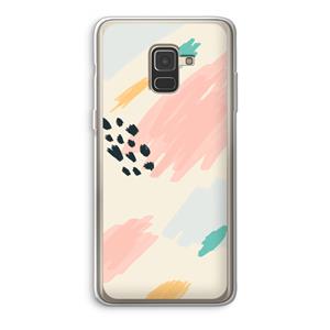 CaseCompany Sunday Chillings: Samsung Galaxy A8 (2018) Transparant Hoesje