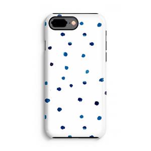 CaseCompany Blauwe stippen: iPhone 8 Plus Tough Case