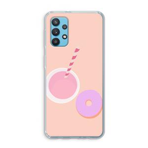 CaseCompany Donut: Samsung Galaxy A32 4G Transparant Hoesje
