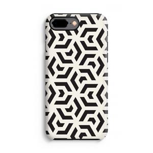 CaseCompany Crazy pattern: iPhone 8 Plus Tough Case