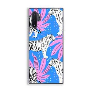 CaseCompany Tijger: Samsung Galaxy Note 10 Plus Transparant Hoesje