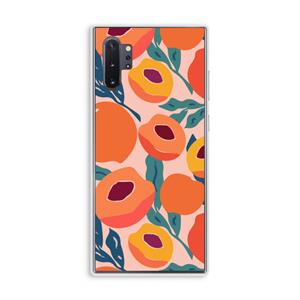 CaseCompany Perzik: Samsung Galaxy Note 10 Plus Transparant Hoesje