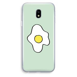 CaseCompany Spiegelei: Samsung Galaxy J3 (2017) Transparant Hoesje