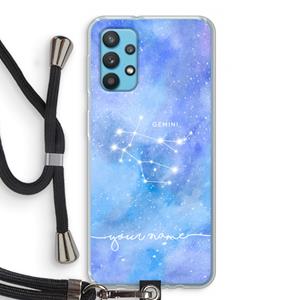 CaseCompany Sterrenbeeld - Licht: Samsung Galaxy A32 4G Transparant Hoesje met koord