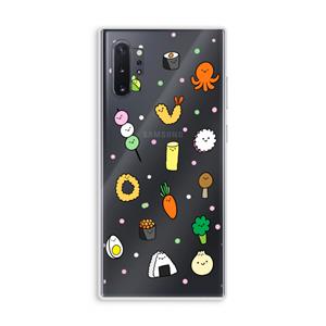 CaseCompany Happy bento friends: Samsung Galaxy Note 10 Plus Transparant Hoesje