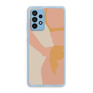 CaseCompany Bikini body: Samsung Galaxy A52 Transparant Hoesje