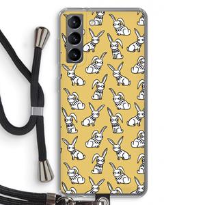 CaseCompany Haas: Samsung Galaxy S21 Transparant Hoesje met koord