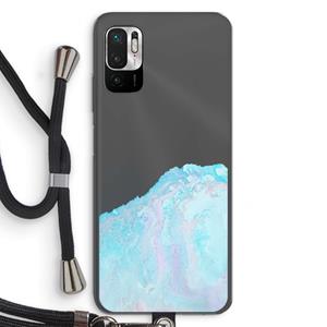 CaseCompany Fantasie pastel: Xiaomi Redmi Note 10 5G Transparant Hoesje met koord