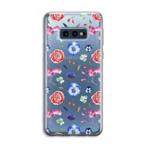 CaseCompany Bloemetjes: Samsung Galaxy S10e Transparant Hoesje
