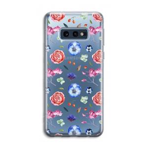 CaseCompany Bloemetjes: Samsung Galaxy S10e Transparant Hoesje