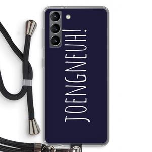 CaseCompany Joengneuh!: Samsung Galaxy S21 Transparant Hoesje met koord