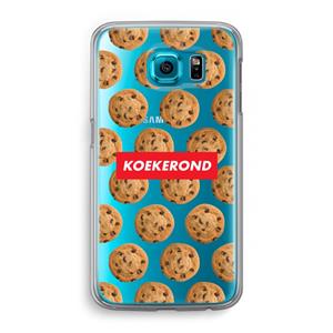 CaseCompany Koekerond: Samsung Galaxy S6 Transparant Hoesje