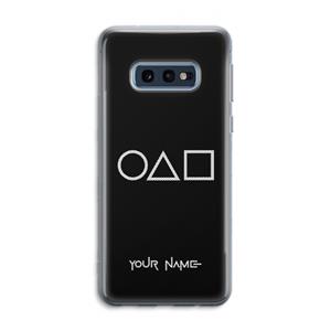 CaseCompany Squid Game: Samsung Galaxy S10e Transparant Hoesje