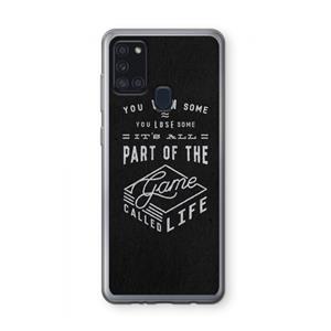 CaseCompany Life: Samsung Galaxy A21s Transparant Hoesje