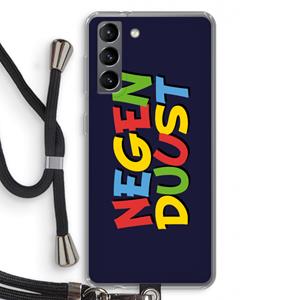 CaseCompany 90's One: Samsung Galaxy S21 Transparant Hoesje met koord