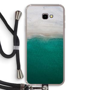 CaseCompany Stranded: Samsung Galaxy J4 Plus Transparant Hoesje met koord