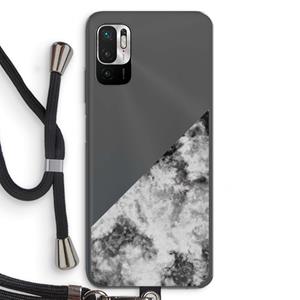 CaseCompany Onweer: Xiaomi Redmi Note 10 5G Transparant Hoesje met koord