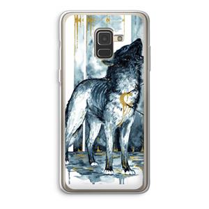 CaseCompany Bleeding Soul: Samsung Galaxy A8 (2018) Transparant Hoesje