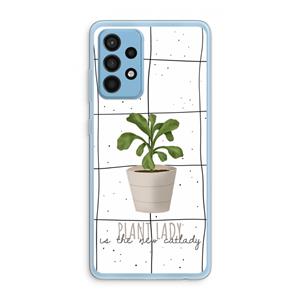 CaseCompany Kamerplant op vensterruit: Samsung Galaxy A52 Transparant Hoesje