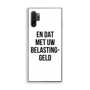 CaseCompany Belastinggeld: Samsung Galaxy Note 10 Plus Transparant Hoesje