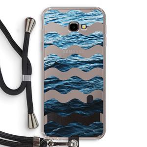 CaseCompany Oceaan: Samsung Galaxy J4 Plus Transparant Hoesje met koord