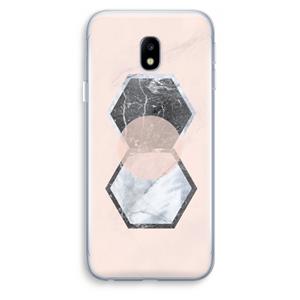 CaseCompany Creatieve toets: Samsung Galaxy J3 (2017) Transparant Hoesje