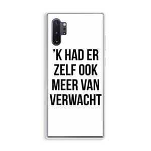 CaseCompany Meer verwacht: Samsung Galaxy Note 10 Plus Transparant Hoesje