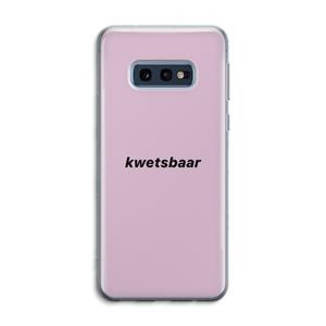 CaseCompany kwetsbaar: Samsung Galaxy S10e Transparant Hoesje
