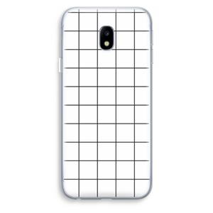 CaseCompany Rooster: Samsung Galaxy J3 (2017) Transparant Hoesje